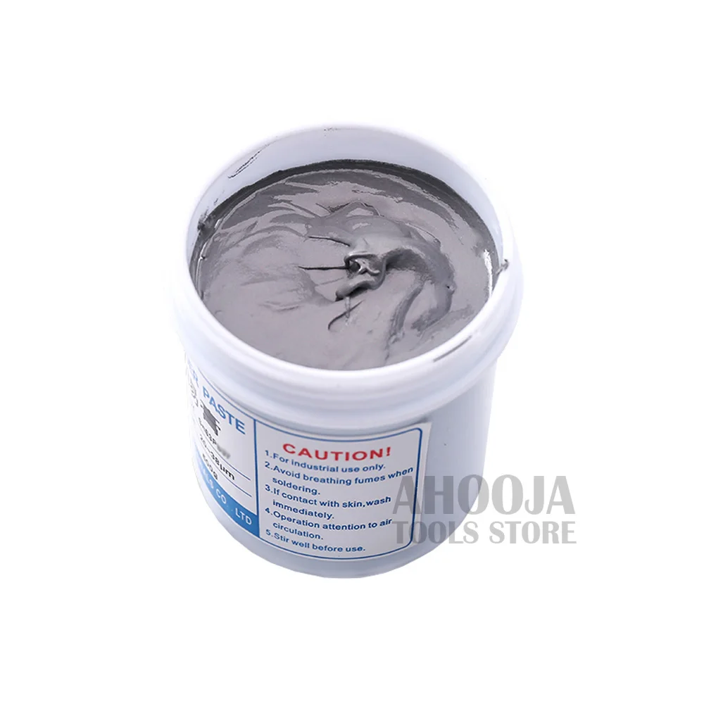 

Welding Fluxes 500g SMT Solder Paste High Temperature Have Lead With Silver Phone Repair Soldering Flux Welding Sn5Pb92.5Ag2.5