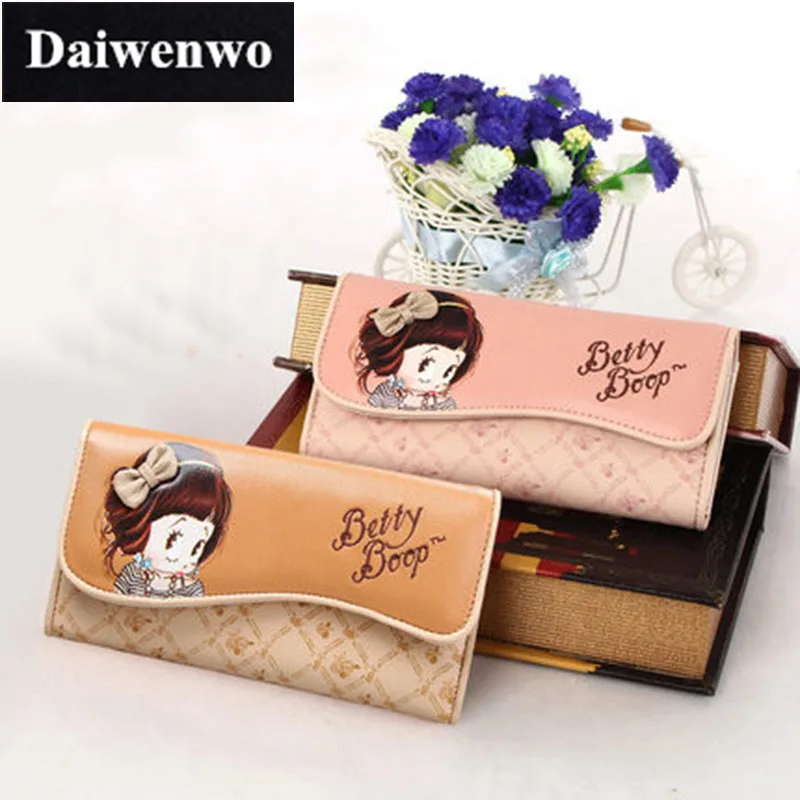J50 Merek Womens Dompet Panjang Designer Betty Boop Dompet Koin Lady Hari  Clutch Pemegang Kartu Kredit Pengait Gadis Kantong Kartun gadis|wallet  credit card holder|wallet with passport holderwallet vintage - AliExpress