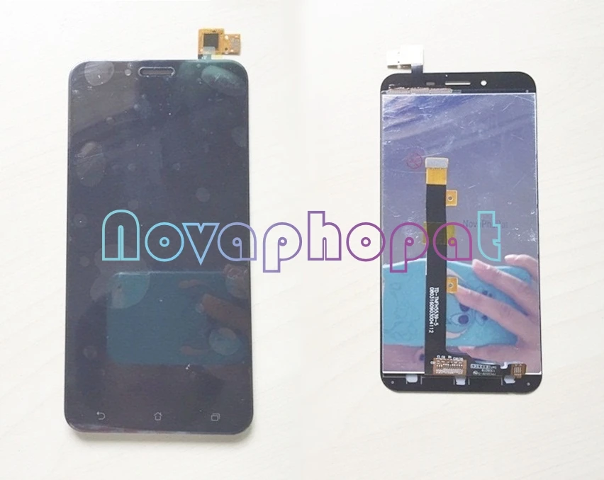 Novaphopat белый/золотой для Asus Zenfone 3 Max ZC553KL ЖК дисплей сенсорный экран дигитайзер