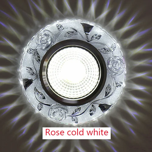 3 Вт мини небольшой светодиодный потолочный светильник для художественной галерея украшения балконной лампы балконные коридоры лампы - Цвет корпуса: Rose cold white