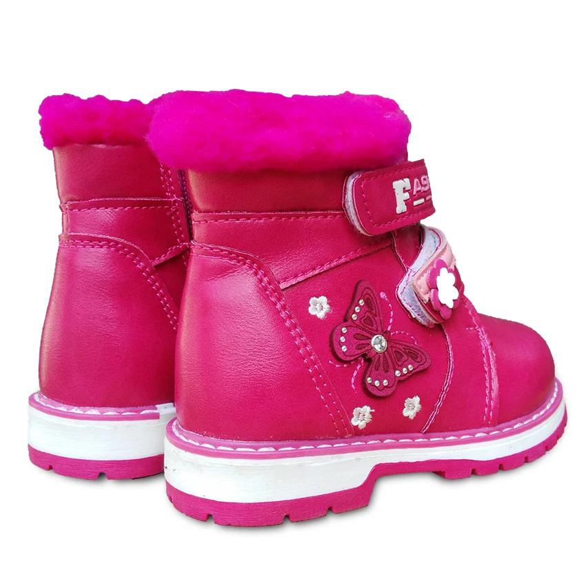 1 пара детские зимние ботинки из ПУ кожи|children boots|soft snow bootsboots brand |