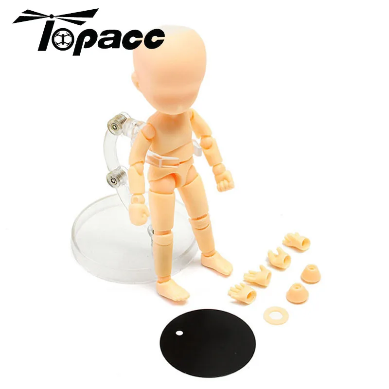 

Resin DIY Lovely Childhood Mini Model Doll Painting Props Sketch Dolls Cute Edition Action Figure Model Toys Drawing Model