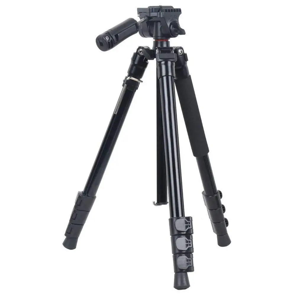 

SJB KINGJOY BT-158 Universal Travel Tripod Selfie Stick Stand, Portable Lightweight 4-Section Adjustable Aluminum alloy