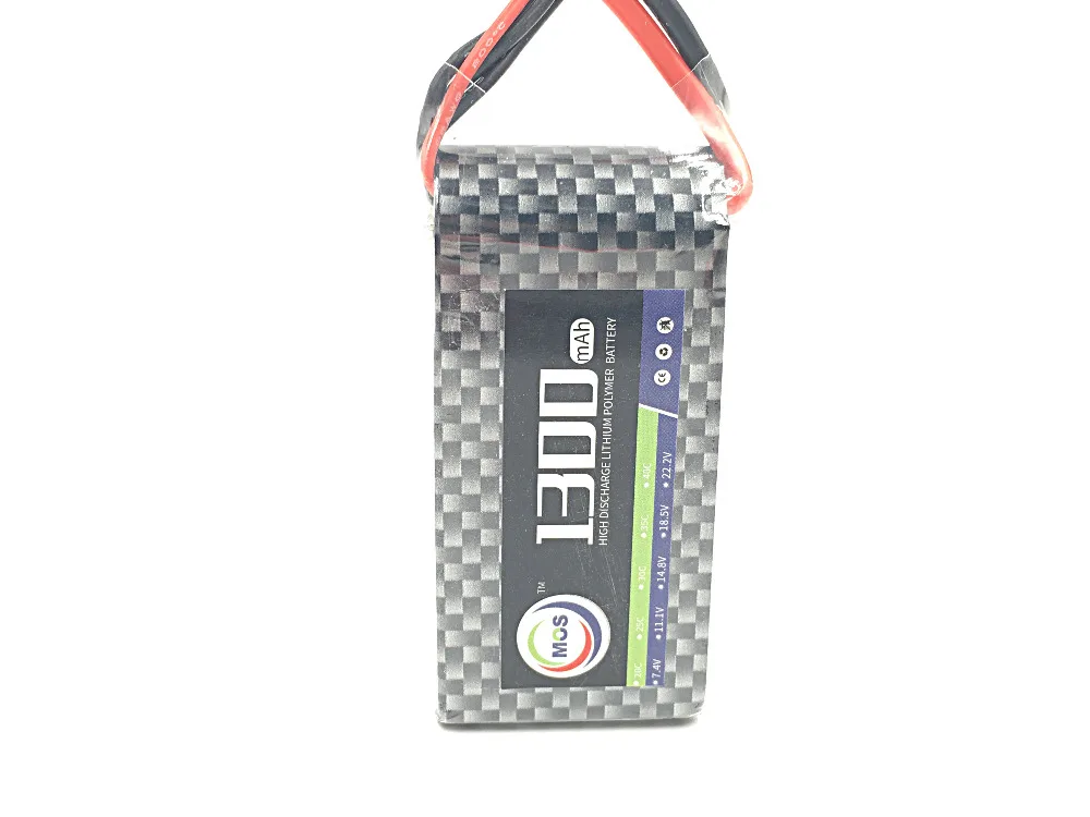 MOS 4S lipo battery 14 8v 1300mAh 25C For font b rc b font helicopter font