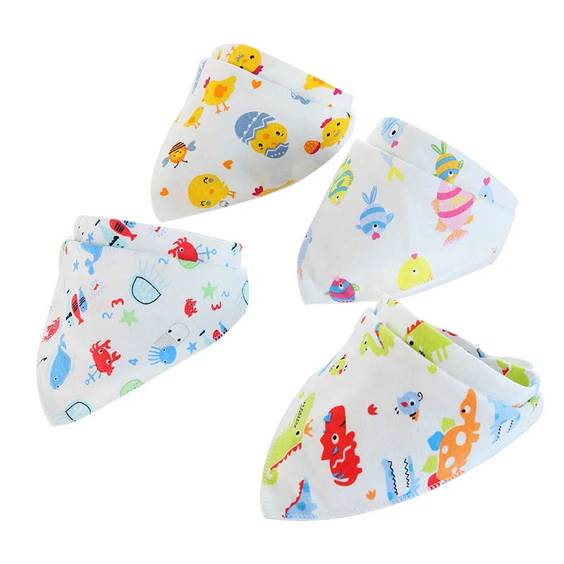 

Newborn Baby Bibs Toddler Boy Girl Saliva Towel Bandana Cotton Toddler Waterproof Burp Cloths Triangle Feeding Bibs Infant Scarf