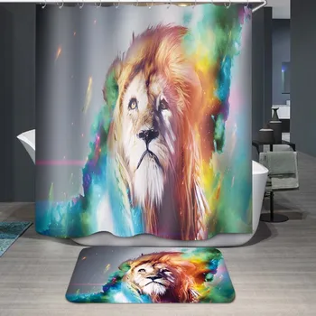 

Defence Water Bath Curtain Number Printing Thickening Polyester Fiber Shower Curtain Diy Personality Pattern