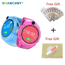 SMARCENT Q360 Kids Smart Watch with Camera GPS Location Child Touch Screen smartwatch SOS Anti-Lost Monitor Tracker pk Q50 Q90