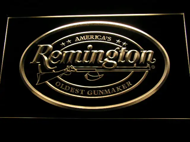 D233 Remington оружие охотничий пистолет светодиодный неоновые световые знаки с переключателем вкл/выкл 20+ цвета 5 размеров на выбор