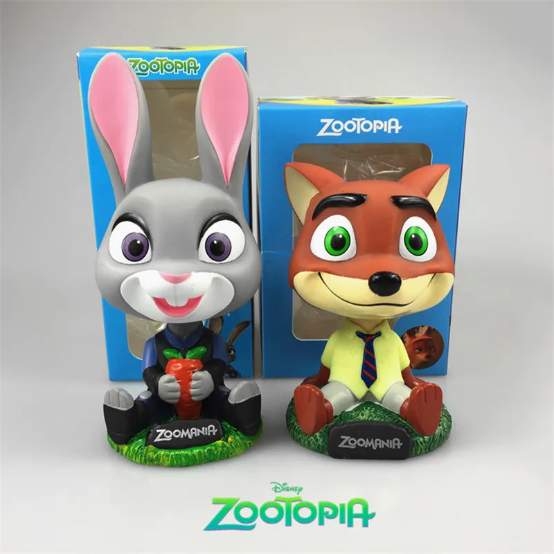 ZOOTOPIA автомобиль Стайлинг робот голова трясущиеся игрушки орнамент украшение в