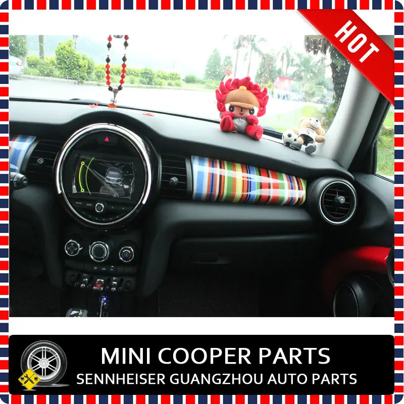 Новое поступление Mini Cooper ABS Пластик УФ-защитой lhd& rhd приборной панели крышки Радуга Цвет Стиль для Mini Cooper F56(2 шт./компл