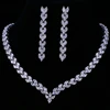 Emmaya Exquisite Cubic Zirconia Wedding Party Jewelry Set Gold Color High Quality CZ Bridal Necklace Earring ► Photo 1/6