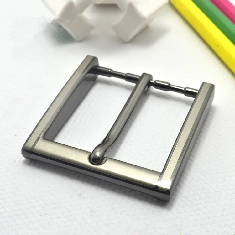 2pcs 40mm Men Pants Leather Belt Buckle for Sewing Suits Trousers Belt Clasp Jeans Metal Pin