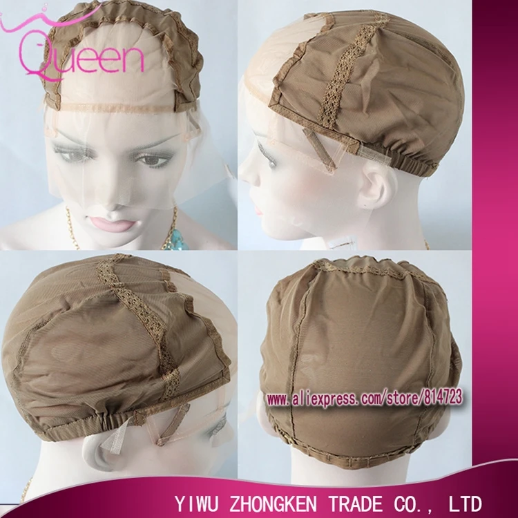 Size Large / Medium /Small Light brown Glueless Full lace wig Cap