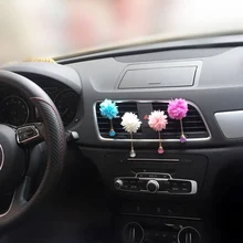 3D цветок кулон ароматизатор освежители воздуха для автомобилей ароматизаторы Авто ароматический распылитель выход вентиляционный Зажим Автомобильный аксессуар