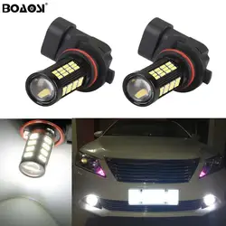 BOAOSI 2x светодио дный H8 H11 автомобилей Туман дальнего лампа для Toyota Prius Camry 2007-2014 Corolla 2011 -2014