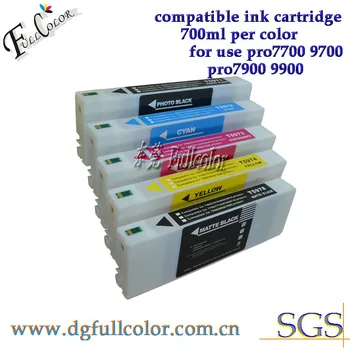 

Compatible for Epson Pro 7700 Pro 9700 Printer Replace Cartridge T5961-5 700ml Per Color