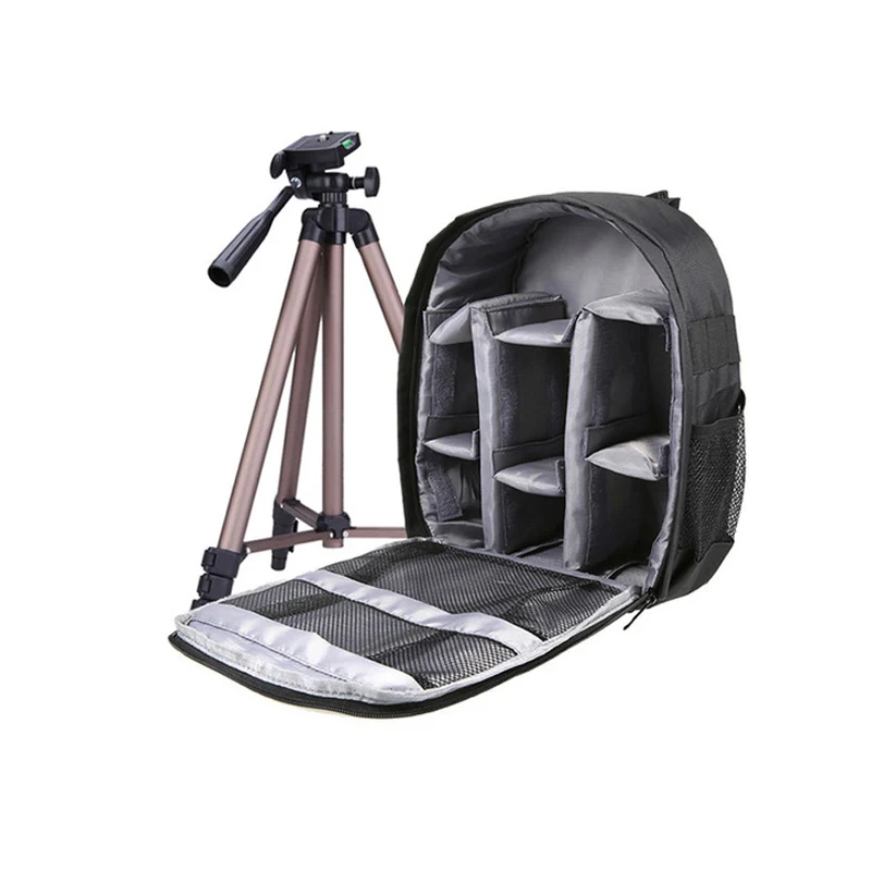 Us 11 28 30 Off New Outdoor Small Dslr Camera Bag Video Backpack Water Resistant Multi Functional Breathable Bags With Tripod In