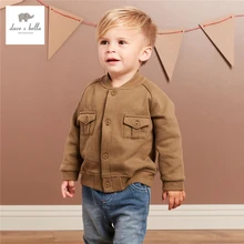 DB3868 дэйв bella baby мальчики army green пальто младенческой верхняя одежда toddle пальто ребенком пальто