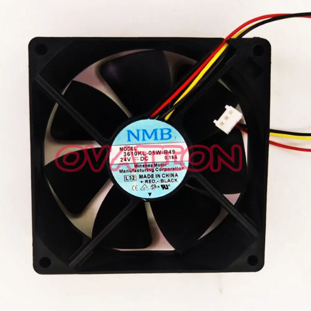 PC Computer Case Fan Heatsink Cooler For NMB-MAT7 3610KL-05W-B49 9225 inverter 24V dual ball bearing fans 92*92*25mm Cooling | Компьютеры