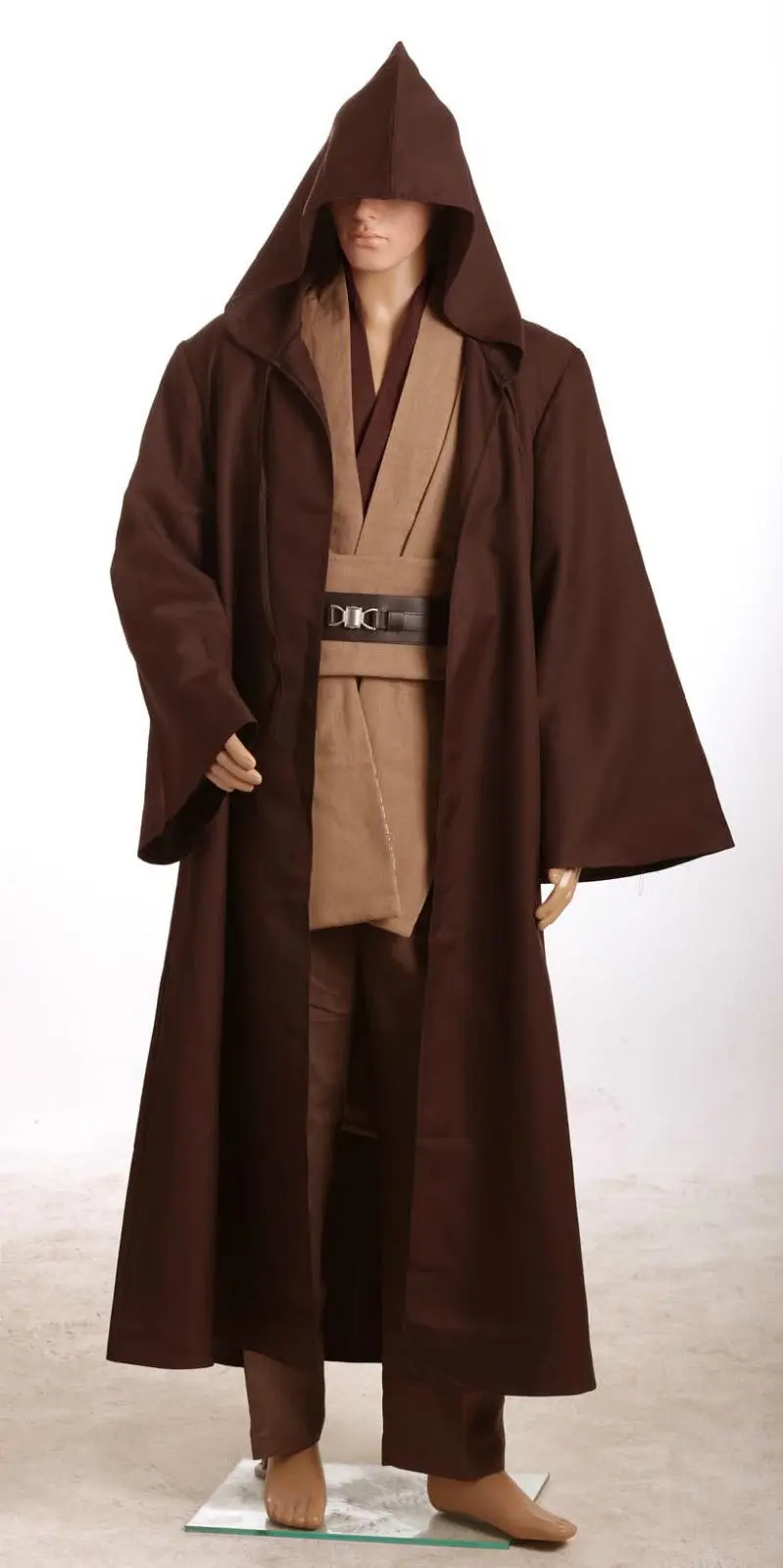 Для взрослых мужчин Звездные войны Месть Ситхов Obi Kenobi Wan Косплей Костюм Хэллоуин джедай халат костюм