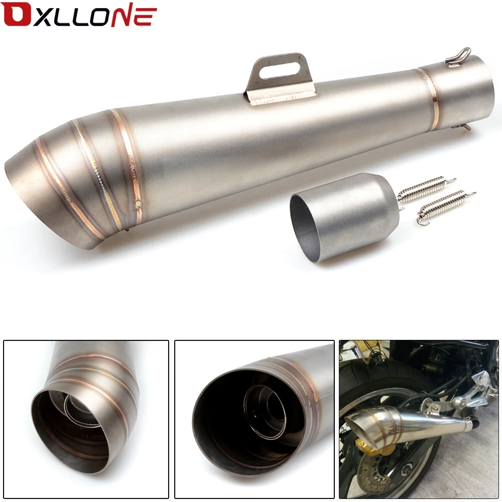 

Universal motorcycle EXHAUST PIPE For YAMAHA XJR400 XJR1200 XJR1300 XJ600 XJ6 all year adaptor allow to fit pipe 36MM-51MM