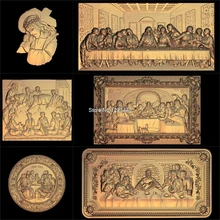 6 pçs jesus_lords ceia 3d modelo stl alívio para cnc formato stl lords ceia 3d alívio modelo stl roteador 3 eixos gravador artcam