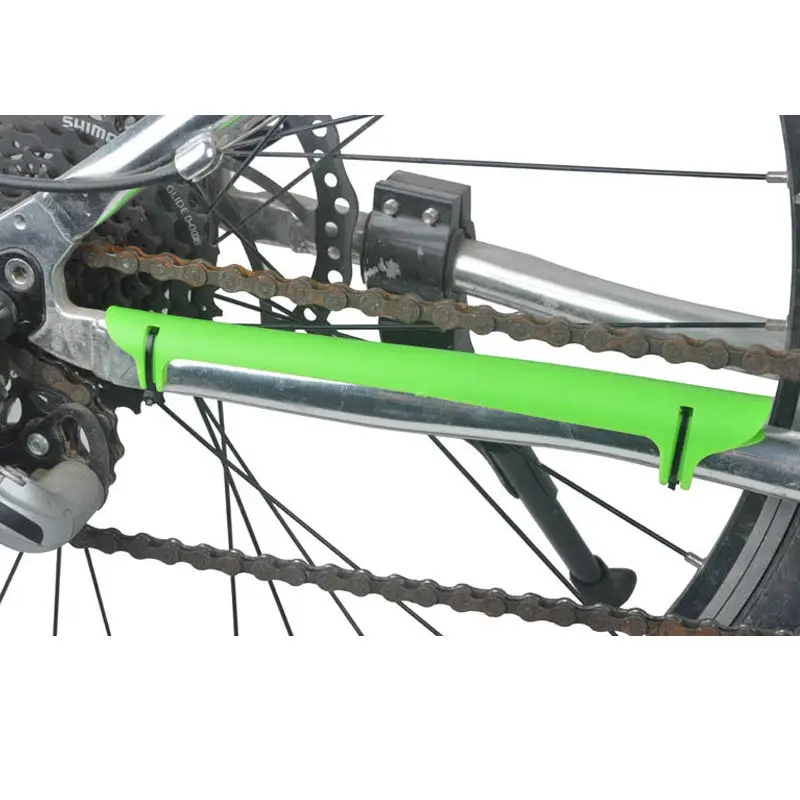 Best 2pcs MTB Mountain Bikes Road Bicycles Chain Protection Shield Platics Protect Chainwheel Parts 5