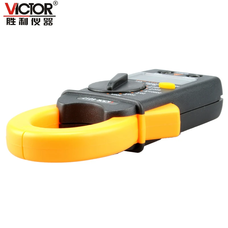 Портативный VICTOR VC6017 LCD 3 1/2 Цифровой мультиметр зажим цифровой амперметр 0.01A 500A|meter