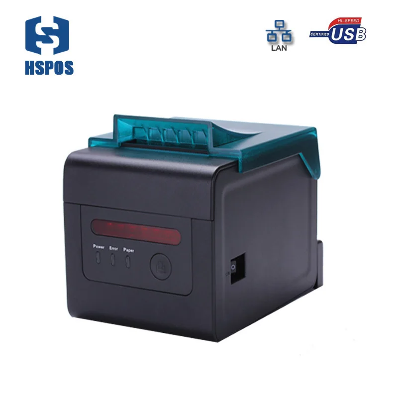 80mm POS machine network thermal receipt printer with cutter, wall hanging, dust cover,buzzer specialized for kitchen bill print 80mm POS machine network thermal receipt printer with cutter, wall hanging, dust cover,buzzer specialized for kitchen bill print