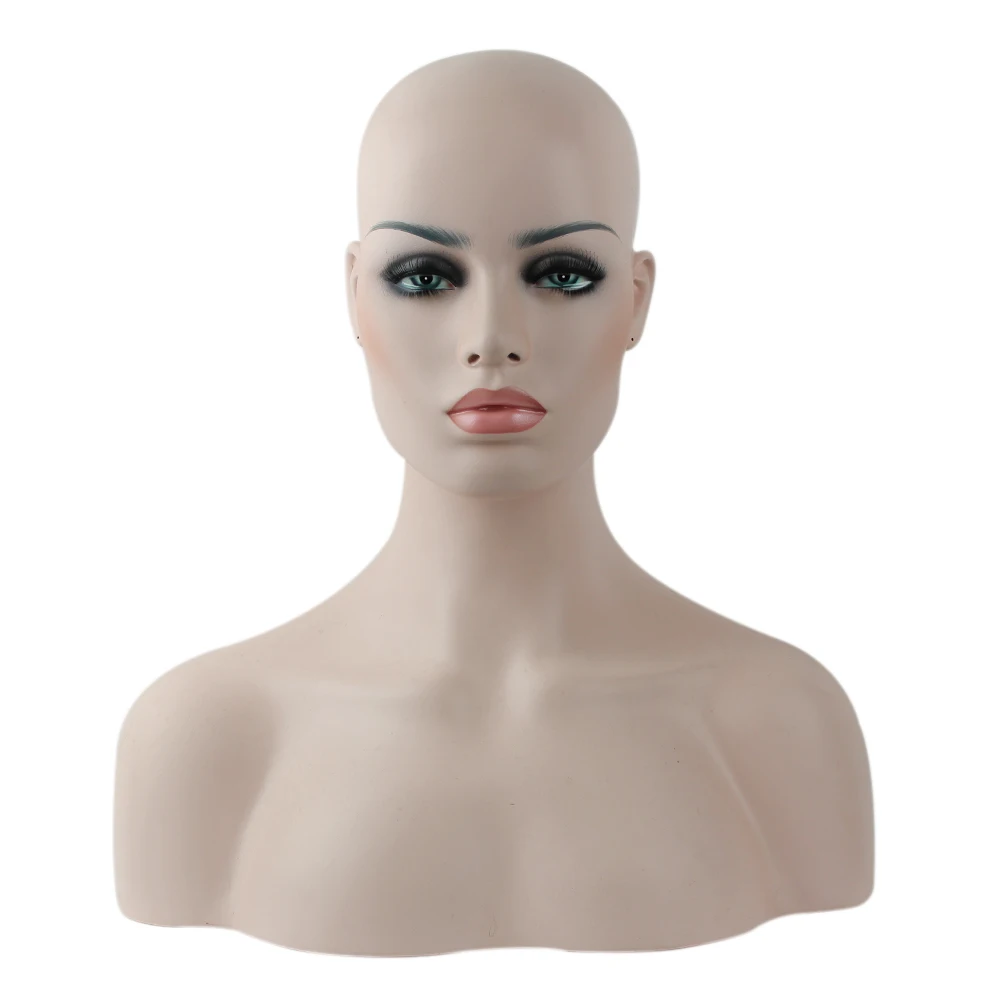 Fiberglass Mannequin Head Bust Necklace Jewelry Display Standin Mannequins from Home & Garden