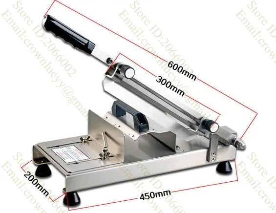 Нержавеющая сталь 300 мм лезвие Руководство Замороженное мясо слайсер; коммерческое Домашнее использование овощей, баранины рулоны нарезки машина