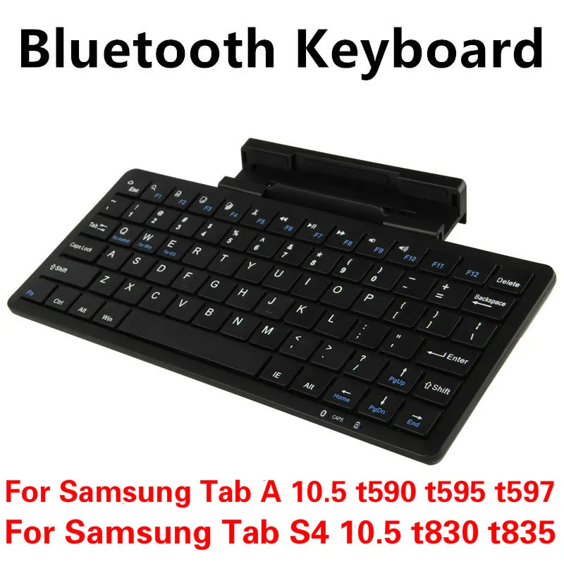 Bluetooth клавиатура для Samsung Galaxy Tab S4 A 10 5 SM T830 T835 C T590 беспроводная с чехлом T595 T597|Чехлы