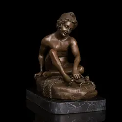 Художественные поделки медная Западная человеческая тело Ar Обнаженная Статуэтка бронзовая скульптура бытовые фигурки Бронзовая статуя