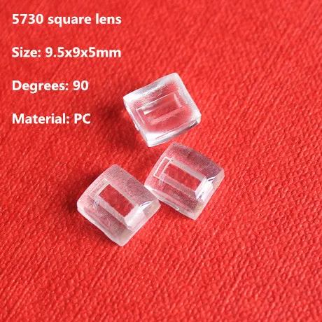 10 шт. квадратная форма 5730 SMD Плано-объектив 9 5x9x5 мм градусов 90 | Инструменты