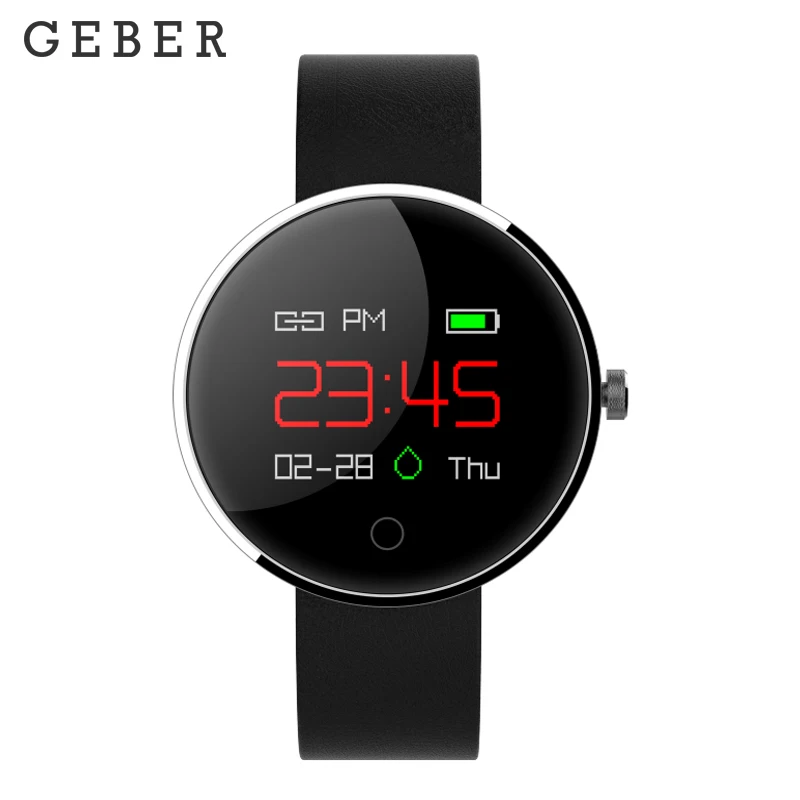 

2018 Original GEBER DM78 Smart Bracelet Blood Pressure Heart Rate Monitor Waterproof Smart Watch Call Remind Activity Tracker