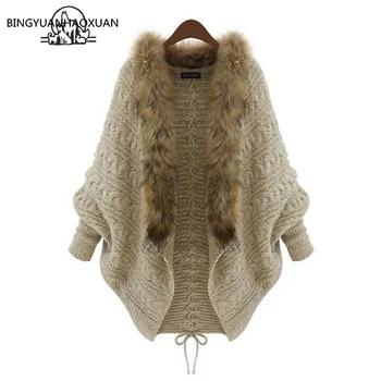 

BINGYUANHAOXUAN 2018 New Fashion Women Knitted Sweater Coat Autumn And Spring Long Sleeve Cardigan Female Casual Outwear Femme