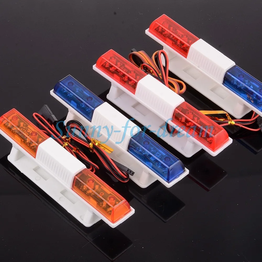 

NEW ENRON 502 RC Model Car Police Night Flash Bright LED Light 360 Degree Rotation Demo