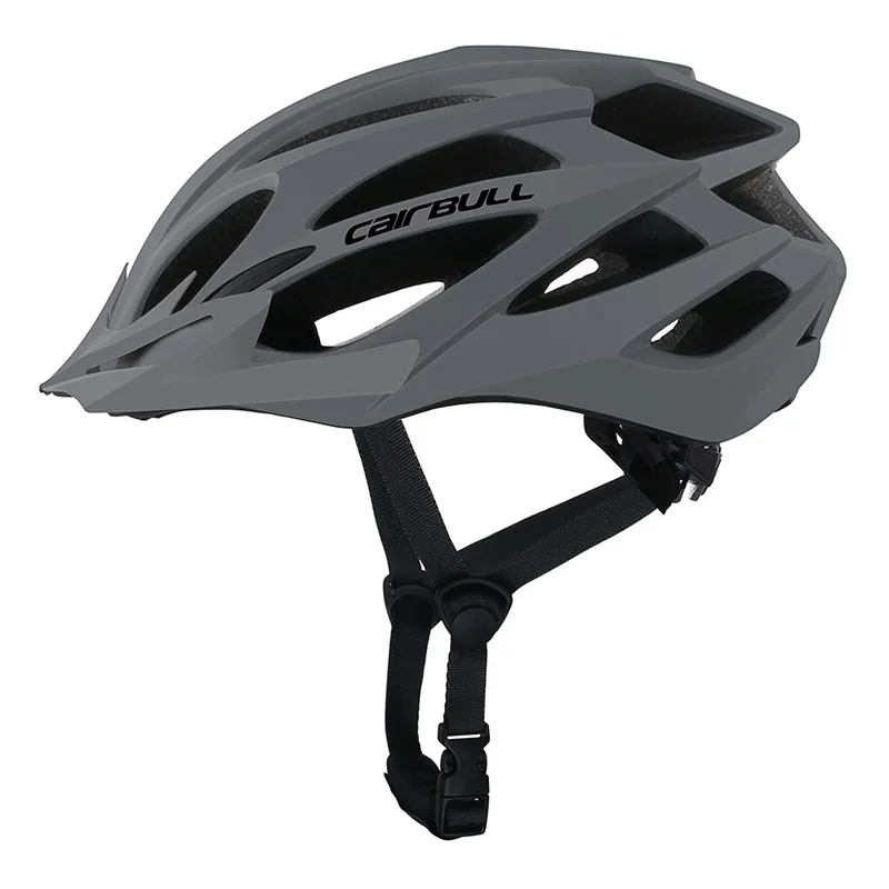 Cairbull X-Tracer Сверхлегкий велосипедный шлем PC+ EPS дорожные гоночные шлемы Спортивная безопасность вездеход Велоспорт шлем 55-61 см - Цвет: Светло-серый