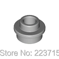 Round Plate 1x1 with hole 100pcs DIY enlighten block brick part No 85861 Compatible With