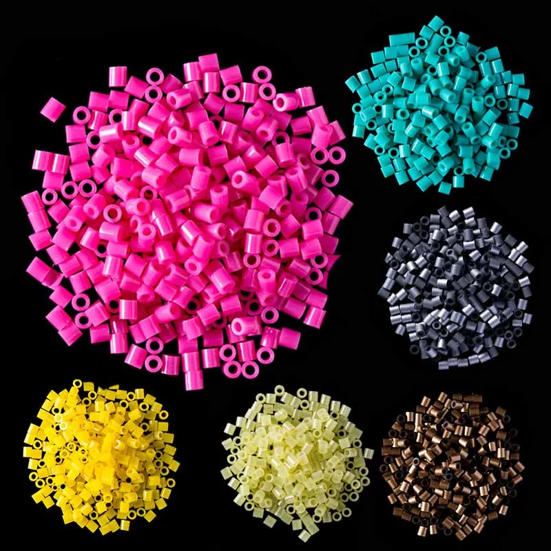 

Perler Beads 5mm Hama Bead Children Educational jigsaw puzzle Toys DIY gift food grade EVA Fuse beads 24 Colors 4800 pieces