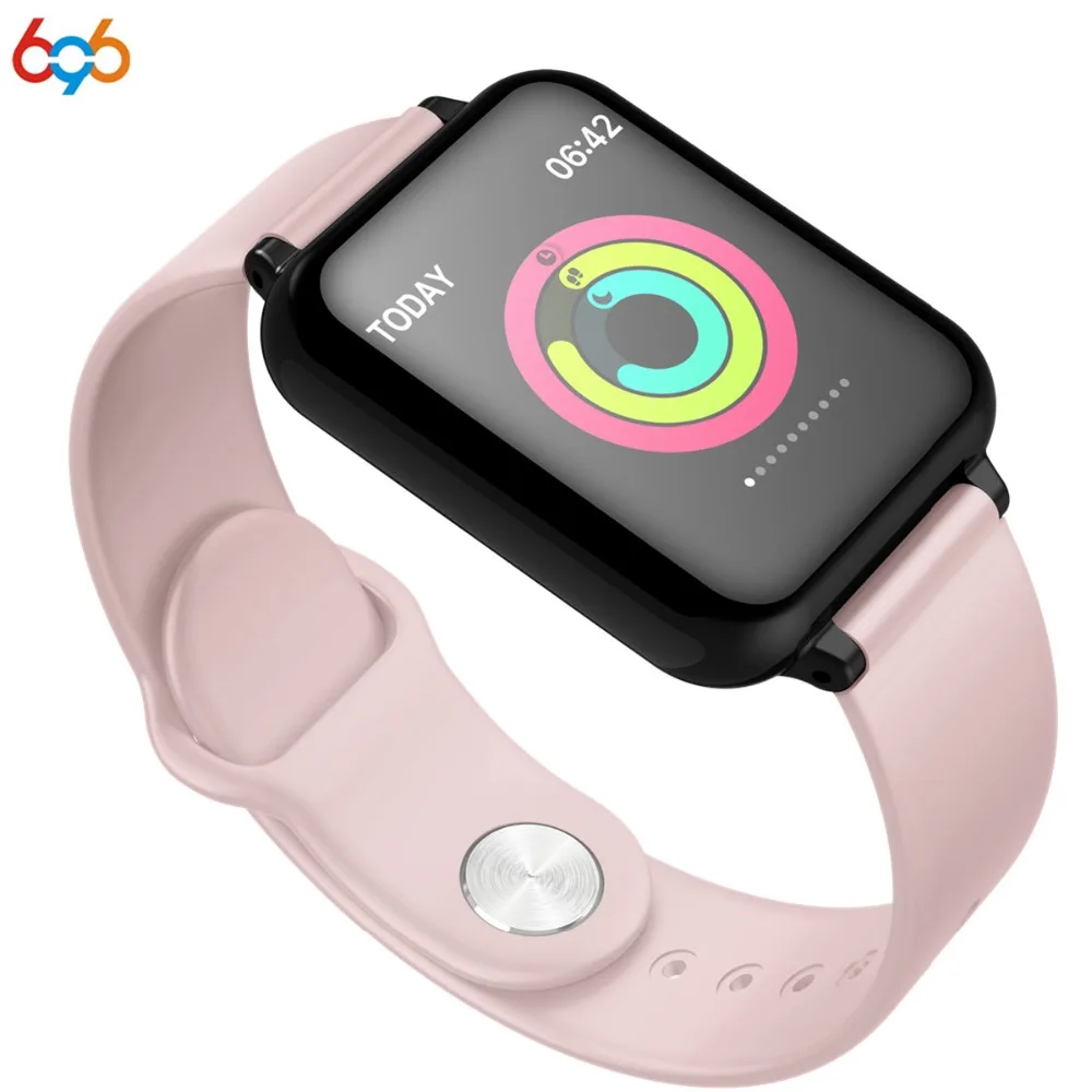 B57 Smart watch Bluetooth Heart Rate Blood Pressure Oxygen Detector Alarm Clock Men Sport Wristband For kid pk iwo | Электроника