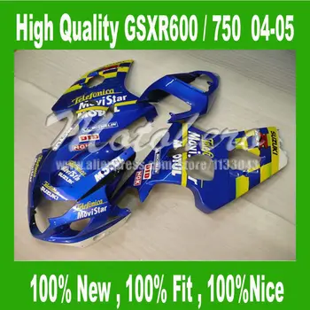 

Fairing kits Movistar for SUZUKI GSXR 600 K4 GSXR600 04 05 GSXR 750 K4 2004 2005 GSX-R600 GSX-R750 04 05 fairings