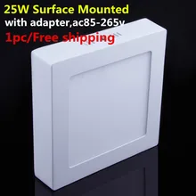 1 шт. 25 Вт поверхностный монтаж светодиодный потолочный светильник панельный светильник Точечный светильник 85-265 в теплый белый/холодный белый светодиодный светильник