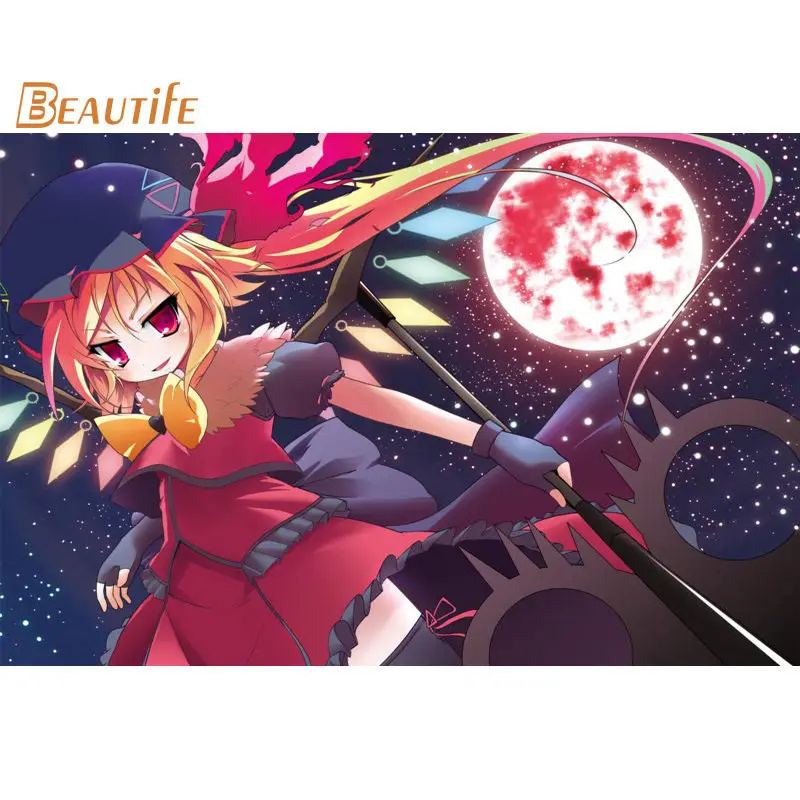 Новое поступление аниме TouHou Project плакат ткань Шелковый украшения дома настенный