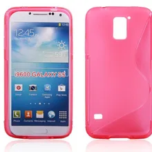 DHL Новое поступление ТПУ чехол для Galaxy S5, чехол из TPU с линией в форме S для Samsung Galaxy S5 200 шт./лот