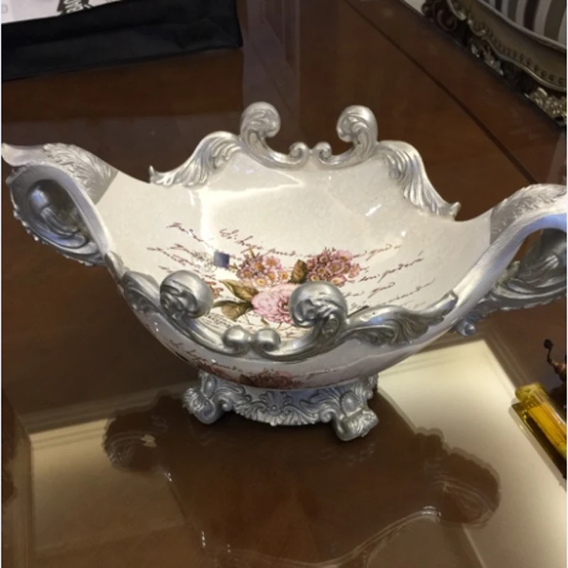 

Europe Artistic Resin Dish Plate Fruit Plate