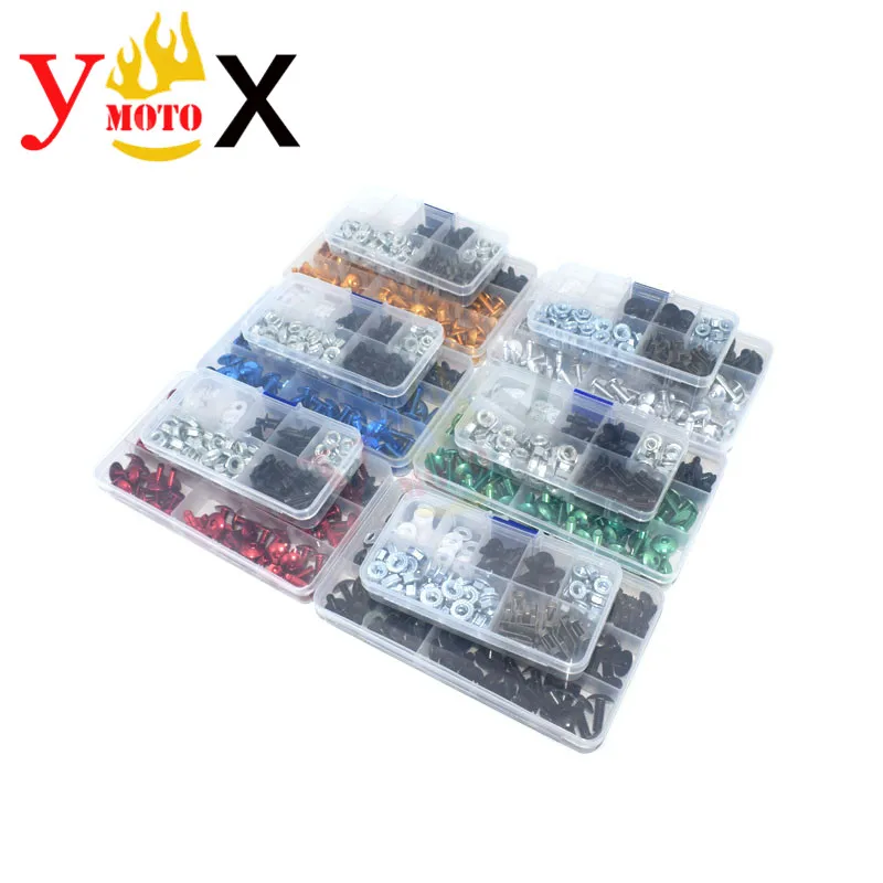 

Set 233PCS Motorcycle M4 M5 M6 Fairing Bodywork Screws Bolt Fastener Clip Nut Kits For Honda VFR800 VFR1200 CBR919 NSR250 NS1
