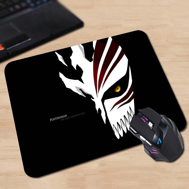 Babaite ноутбук превосходного качества игровой Противоскользящий Мышь Pad аниме Блич резиновый, мягкий, для игр мышь игры черный коврик для мыши - Цвет: 25x29cm