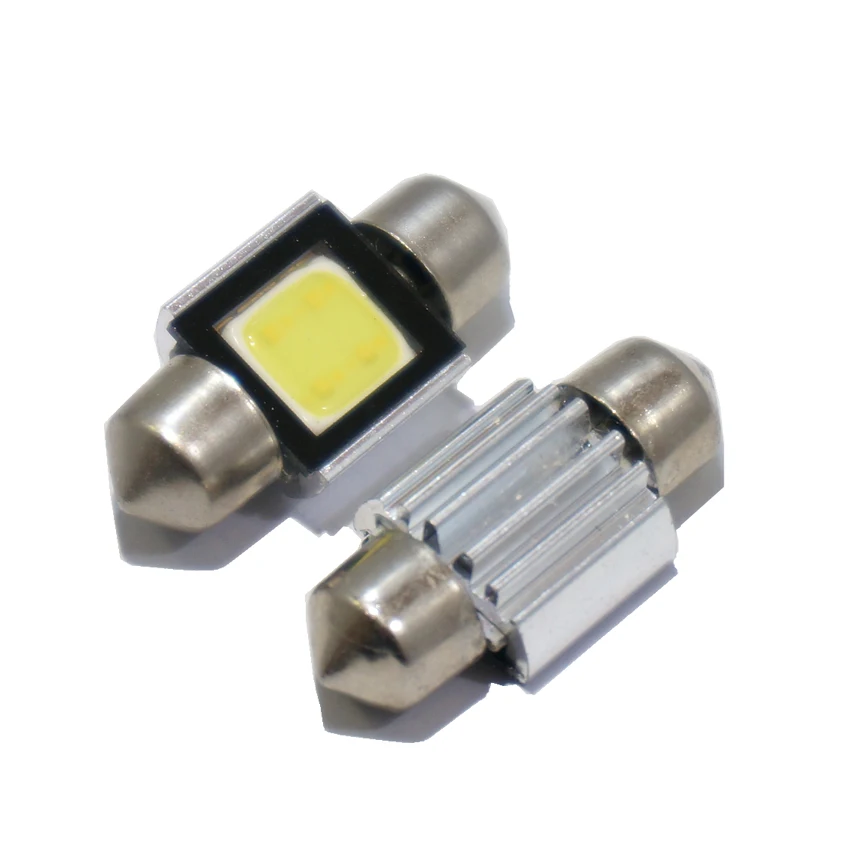 4x Canbus 31 мм 36 39 42 COB Led Festoon C10W C5W Авто источник освещения салона внешние огни номер
