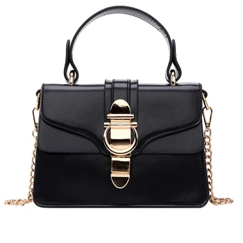

Fashion Lock buckle decoration Women handbags Quality solid color leather Women bag casual simple Women shoulder crossbody bag